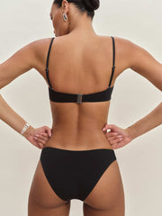 Reformation Amore Bikini Bottom - Black