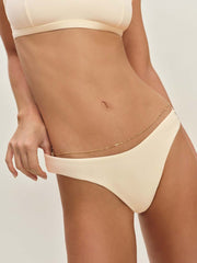 Reformation Amore Bikini Bottom - Fior Di Latte