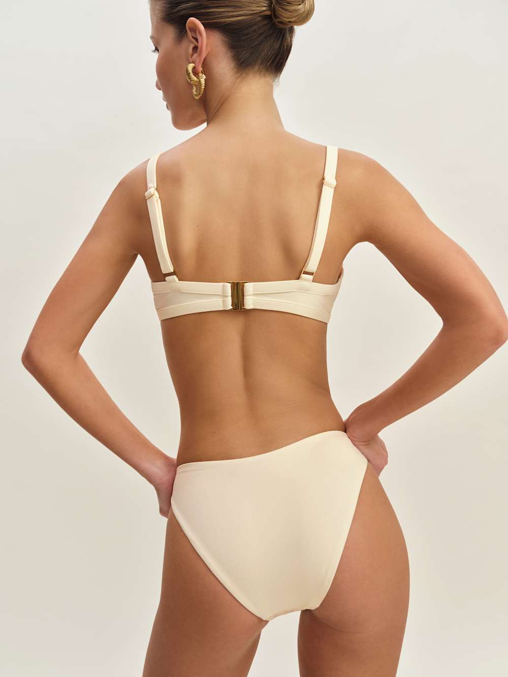 Reformation Amore Bikini Bottom - Fior Di Latte