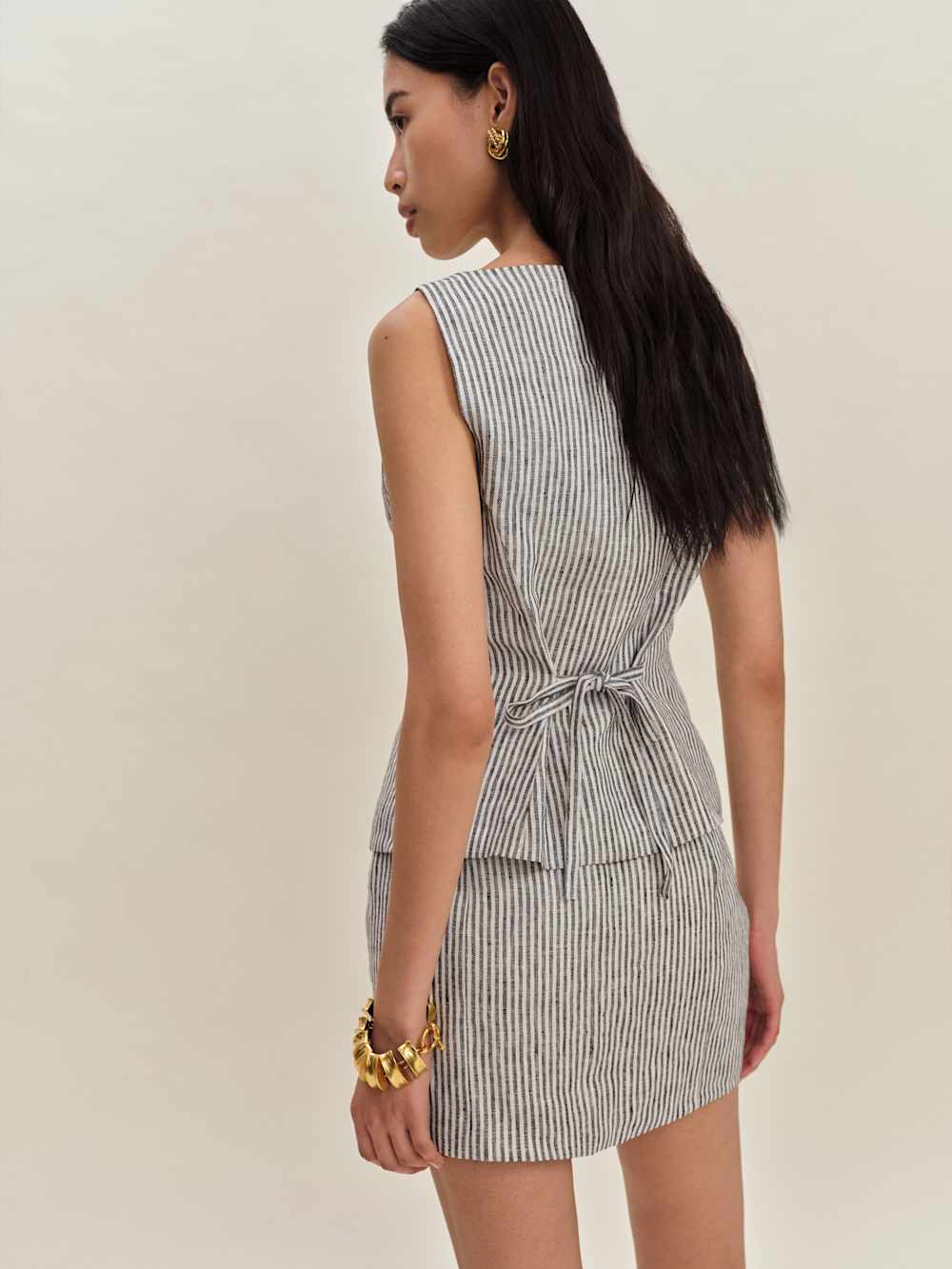 Reformation Lina Linen Two Piece - Vineyard