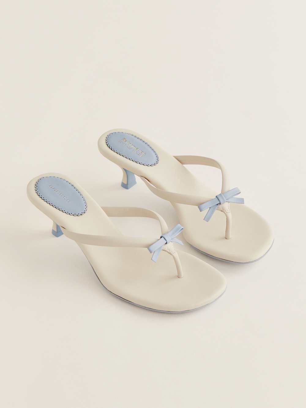 Reformation Louisa Heeled Sandal - Almond Leather