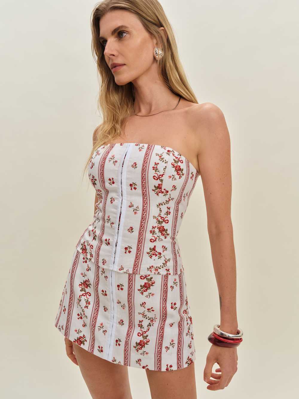 Reformation Sophie Linen Two Piece - Vienna