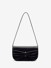 Reformation Maria Shoulder Bag - Black Leather