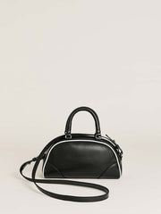 Reformation Claudia Mini Bag - Black White Leather