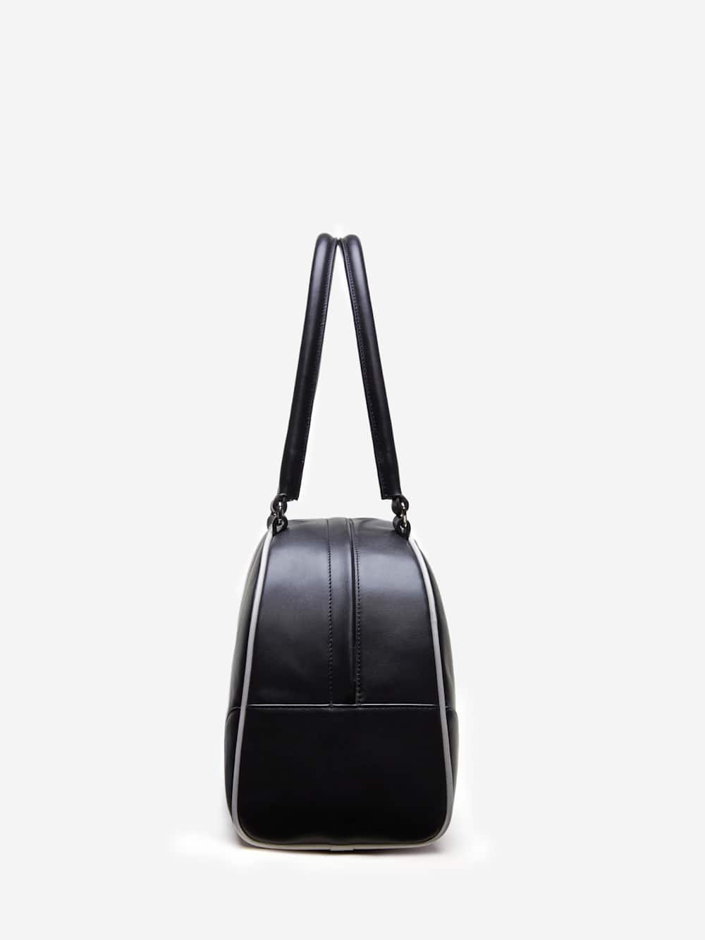Reformation Arianna Bag - Black White Leather
