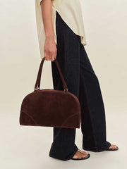 Reformation Arianna Bag - Chocolate Suede