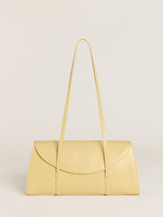 Reformation Elena Shoulder Bag - Lemon Custard Leather