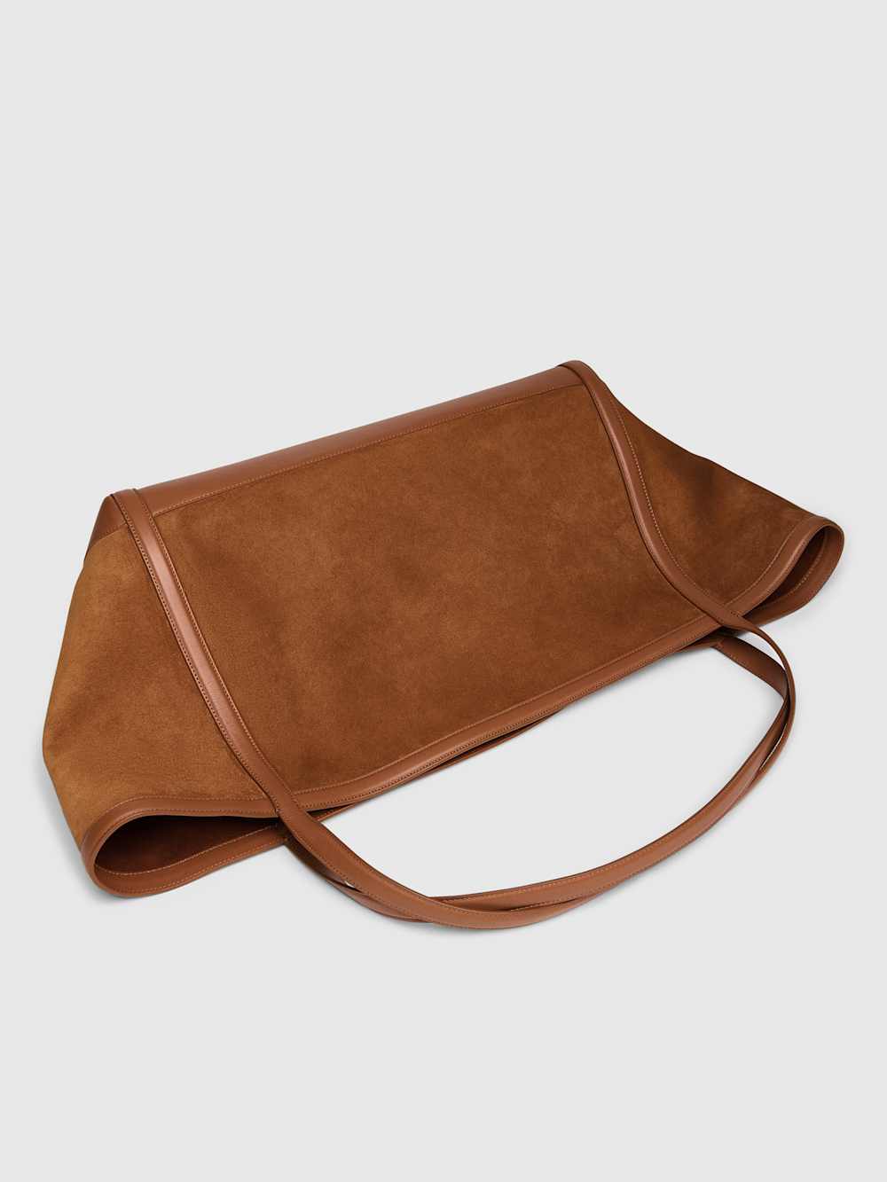 Reformation Evangeline Tote Bag - Couro Suede
