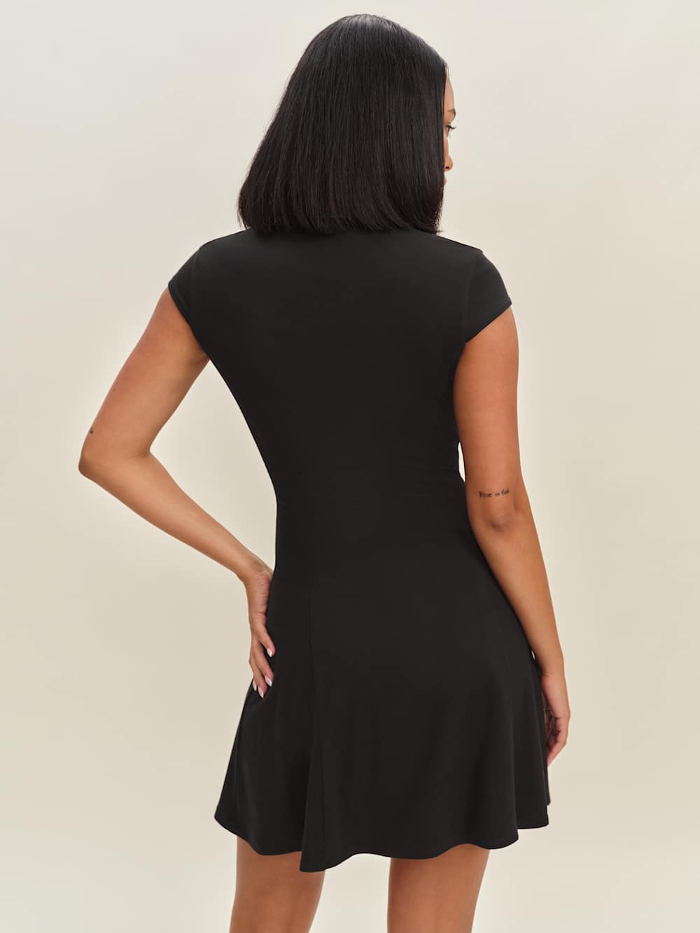 Reformation Yves Knit Dress - Black