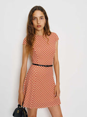 Reformation Yves Knit Dress - Pamplona Dot