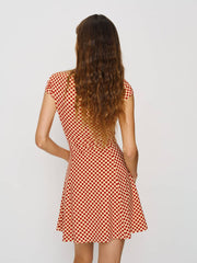 Reformation Yves Knit Dress - Pamplona Dot