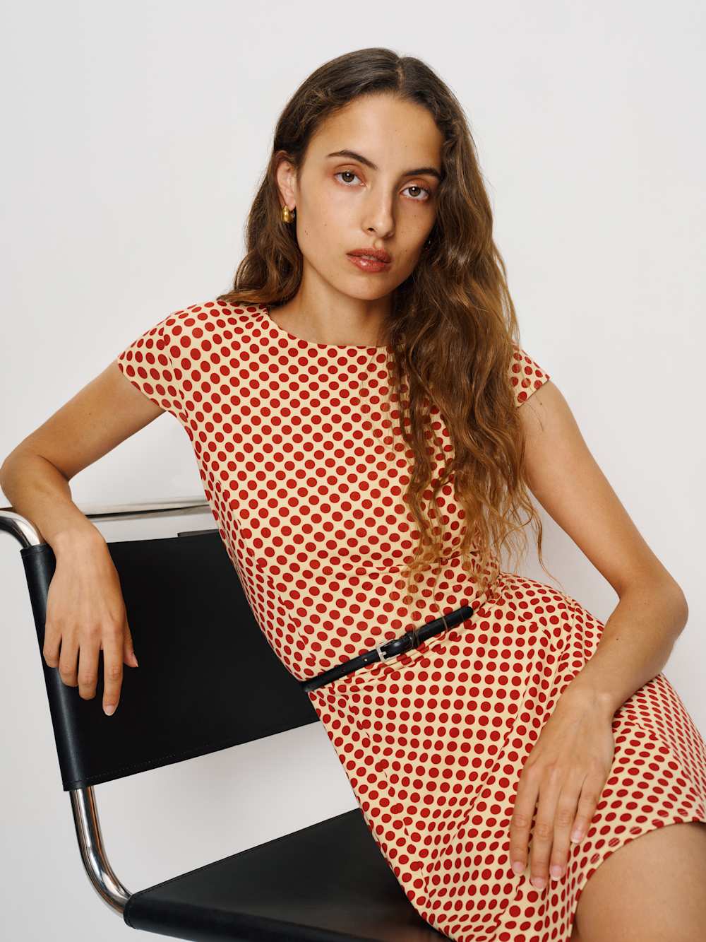 Reformation Yves Knit Dress - Pamplona Dot