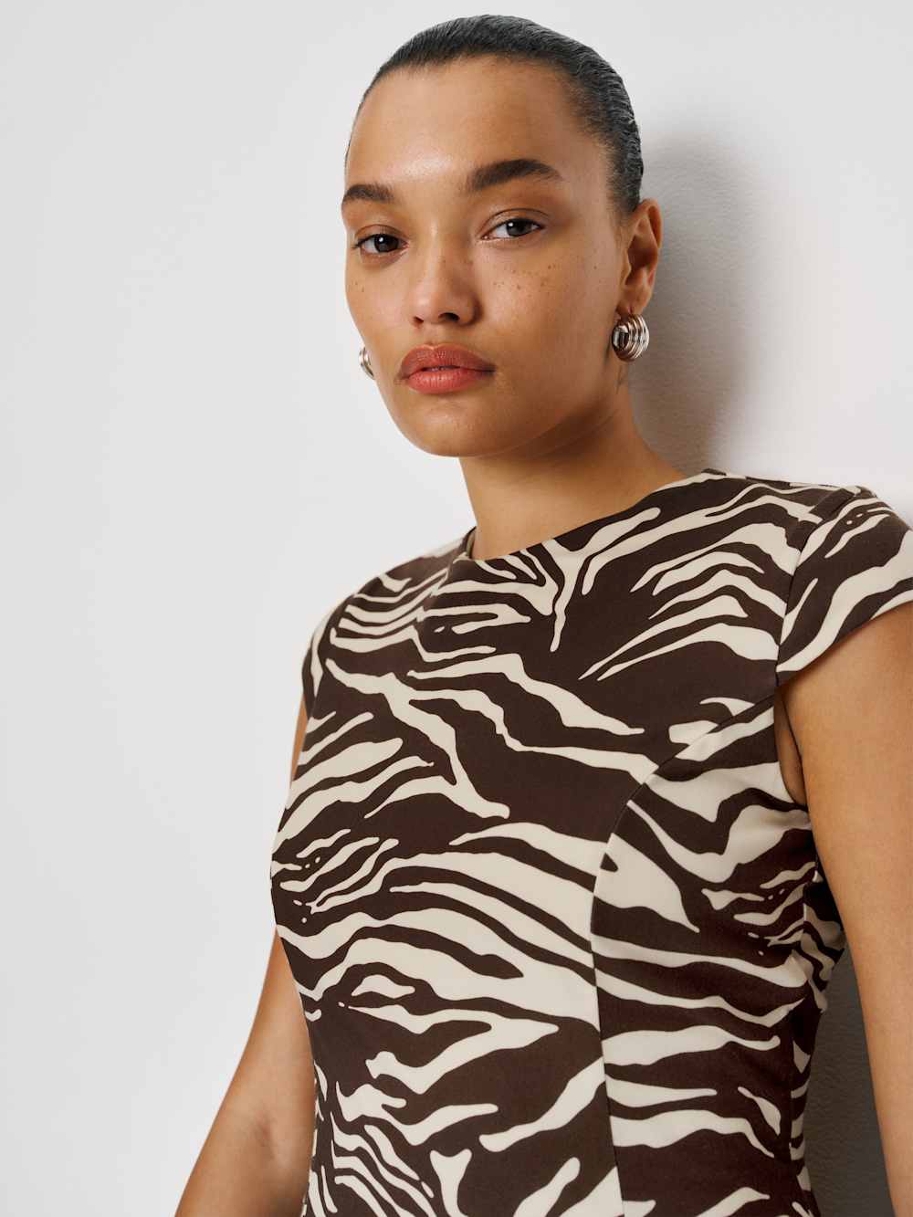 Reformation Yves Knit Dress - Stampede