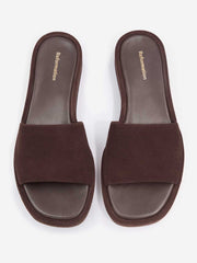 Reformation Esme Platform Sandal - Espresso Suede