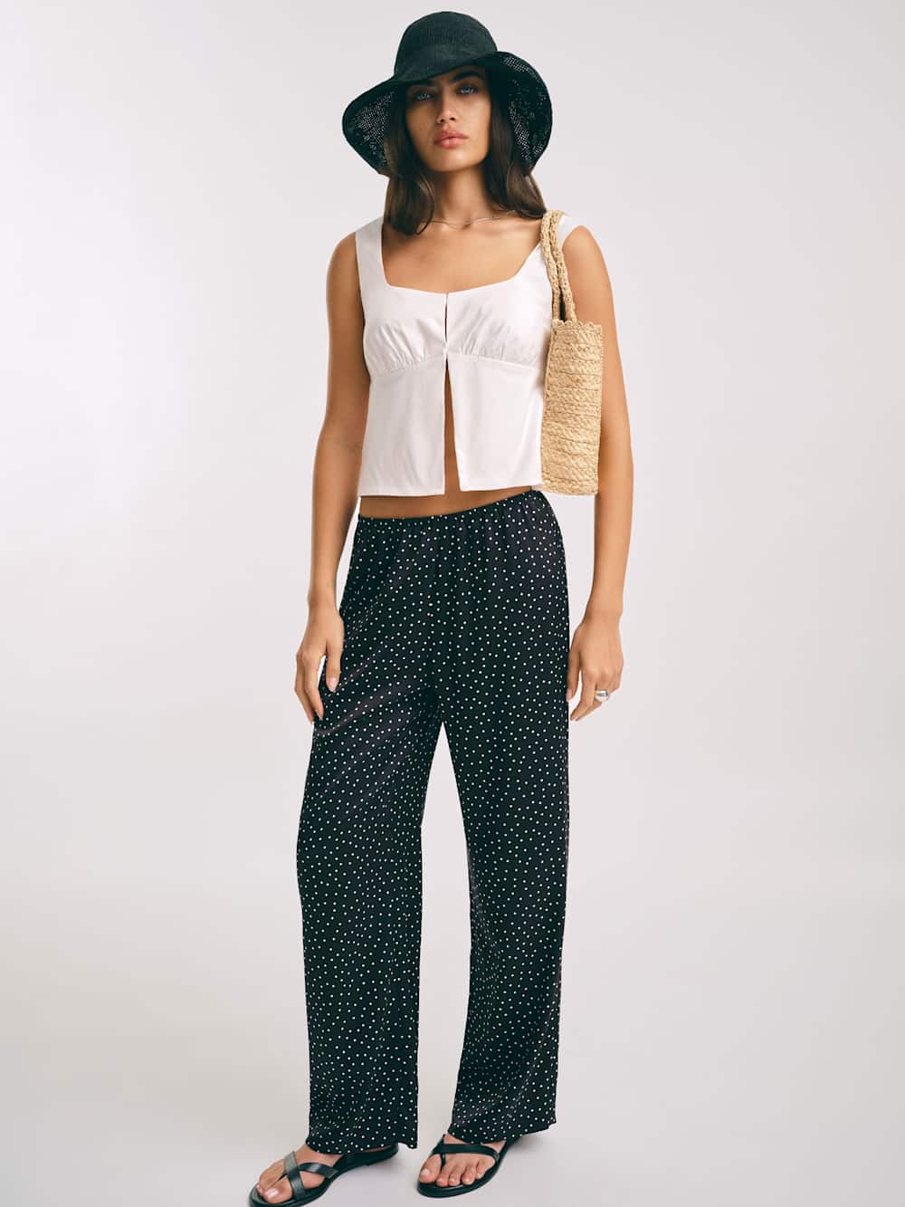 Reformation Jianna Top - Bright White