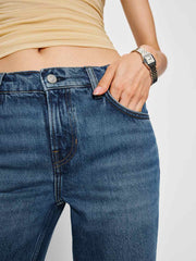 Reformation Kara Low Rise Loose Flare Jeans - Donner