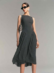 Reformation Anelis Dress - Caviar Dot