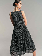 Reformation Anelis Dress - Caviar Dot