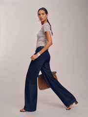 Reformation Elio Low Rise Denim Trouser - Marion