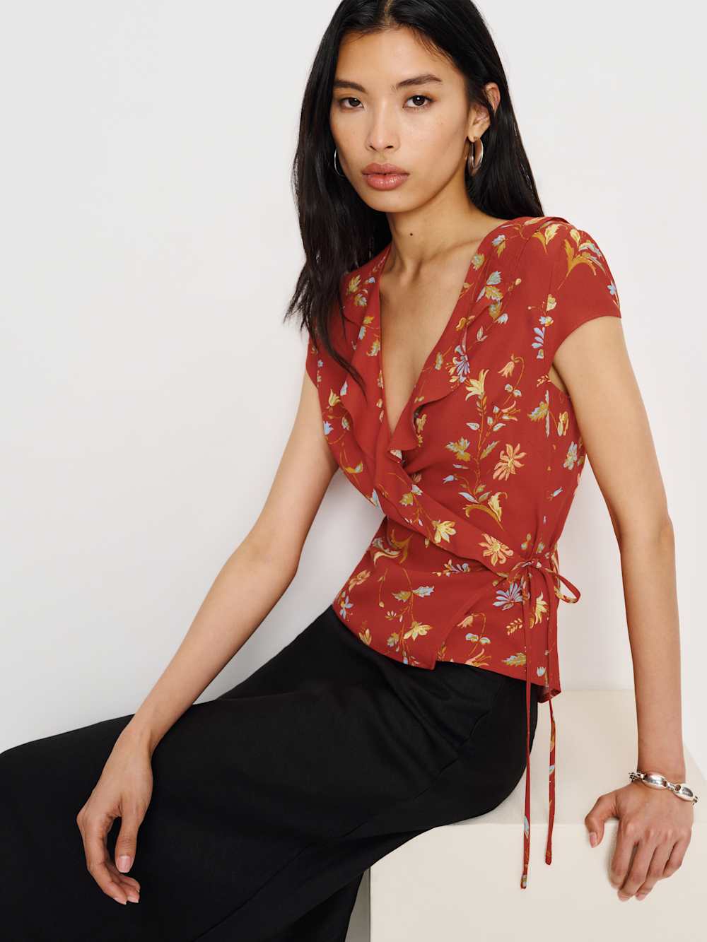 Reformation Clemence Top - Borsa