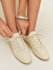Reformation Terra Sneaker - Cream Puff Leather