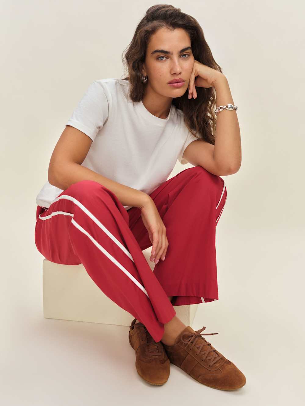 Reformation Terra Sneaker - Rum Suede
