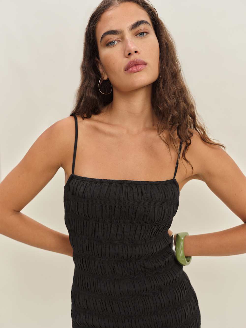 Reformation Seren Dress - Black