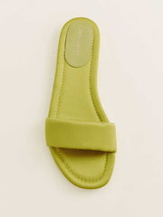 Reformation Tory Mule Sandal - Kiwi Satin