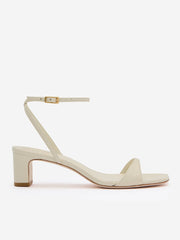 Reformation Sage Heeled Sandal - Almond Leather