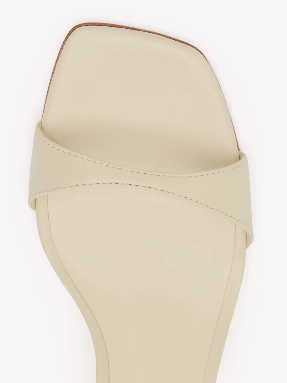 Reformation Sage Heeled Sandal - Almond Leather