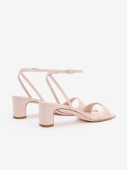 Reformation Sage Heeled Sandal - Alabaster Patent