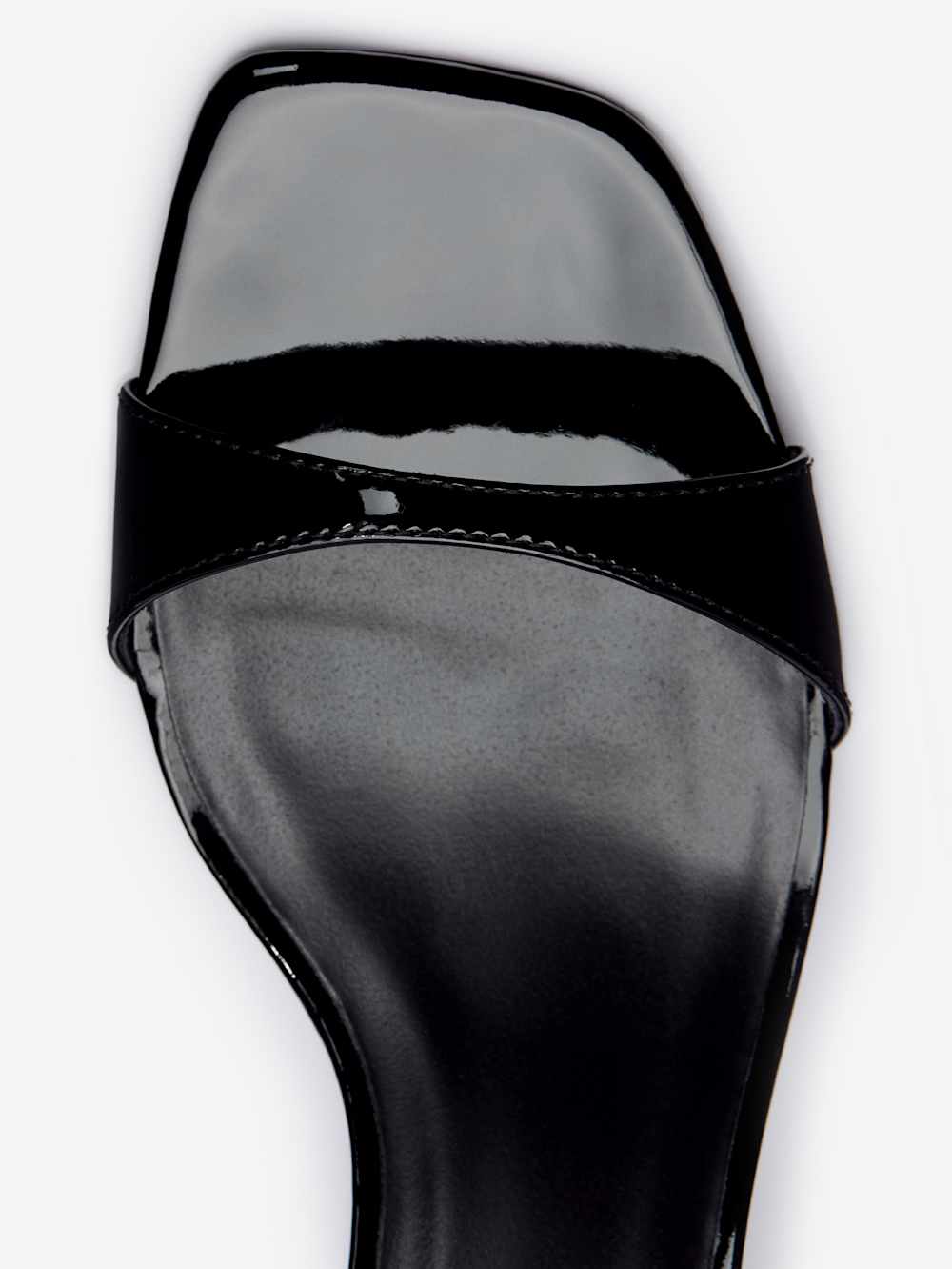Reformation Sage Heeled Sandal - Black Patent