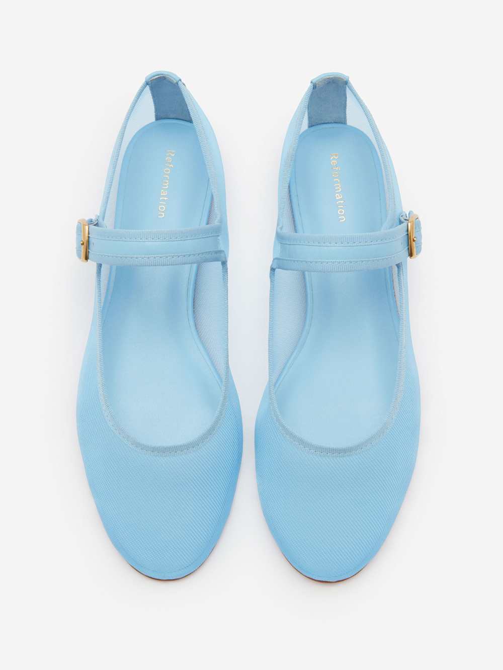 Reformation Tilly Ballet Flat - Mist Mesh