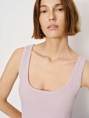 Reformation Monaco Cashmere Reversible Tank - Foxglove
