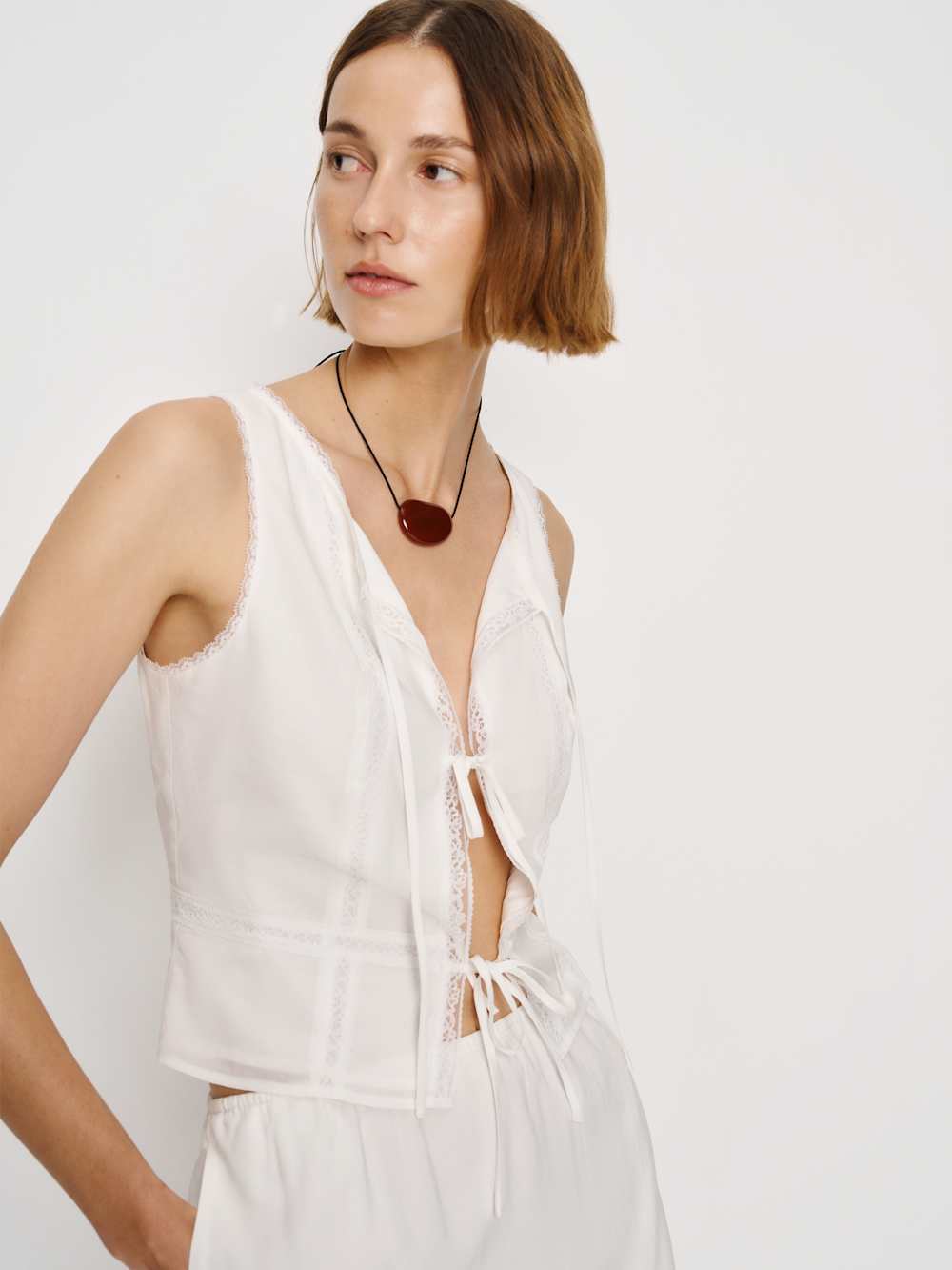 Reformation Ainsley Two Piece - White