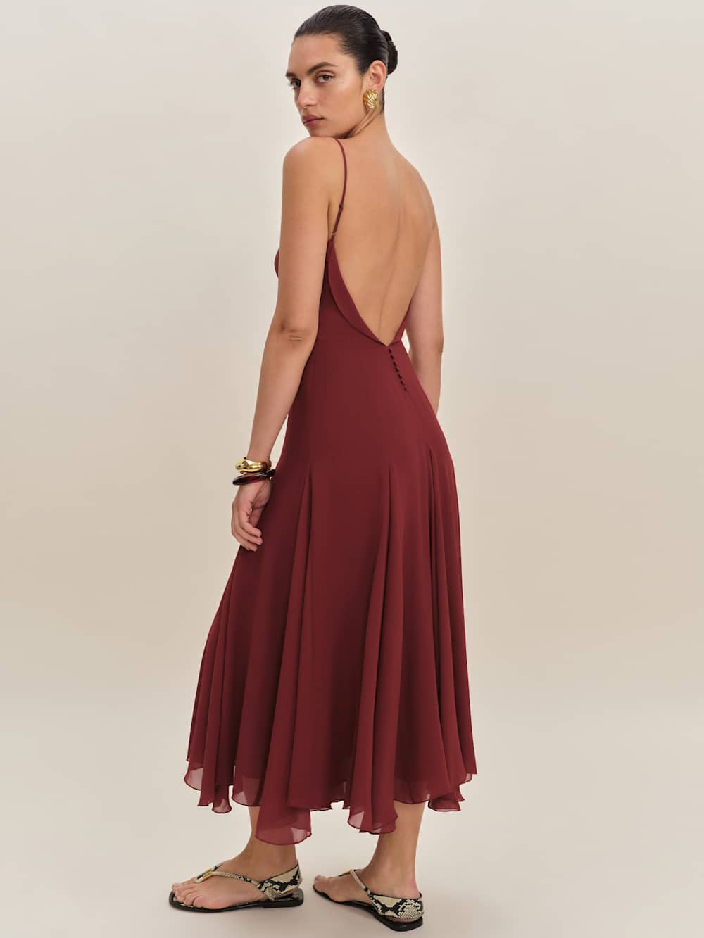 Reformation Fredo Dress - Chianti