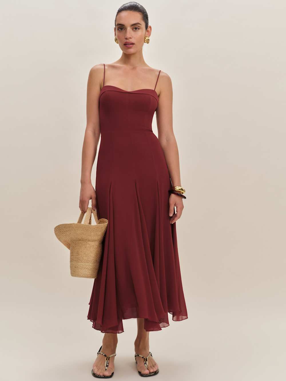 Reformation Fredo Dress - Chianti