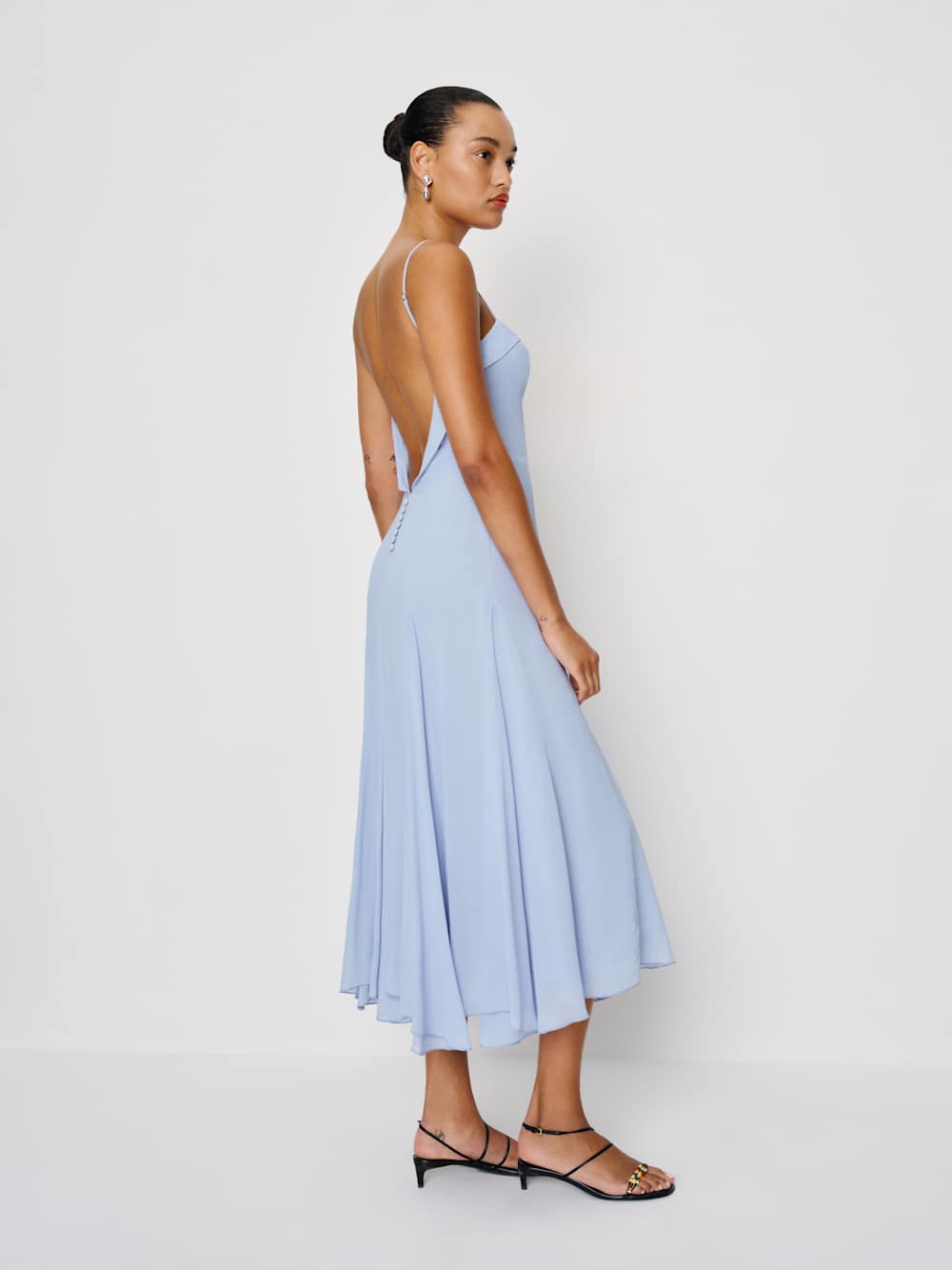 Reformation Fredo Dress - Ice Water