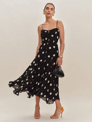 Reformation Fredo Dress - Moon Dot