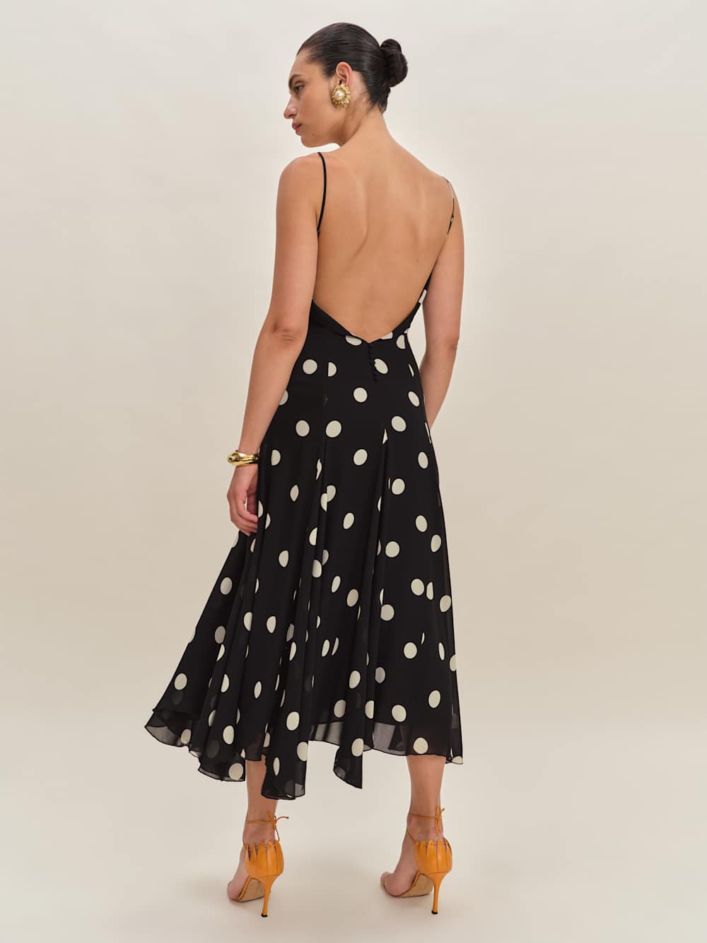 Reformation Fredo Dress - Moon Dot