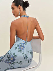 Reformation Ivan Silk Dress - Fresh Air