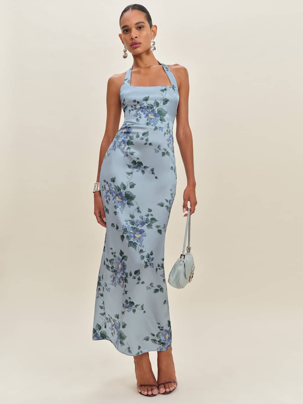 Reformation Ivan Silk Dress - Fresh Air