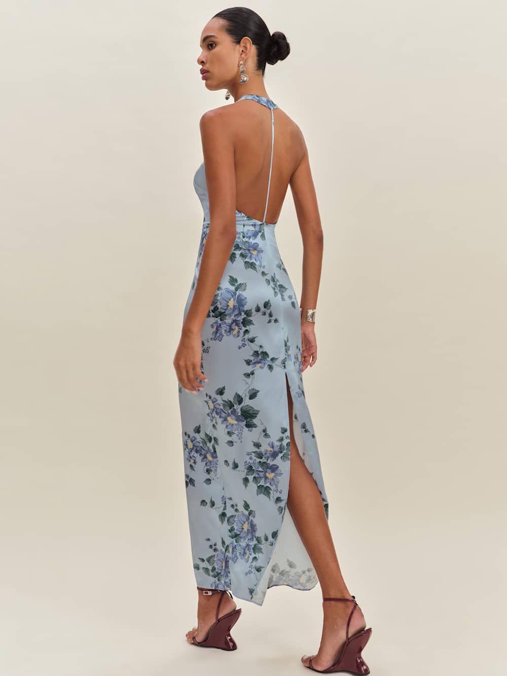 Reformation Ivan Silk Dress - Fresh Air