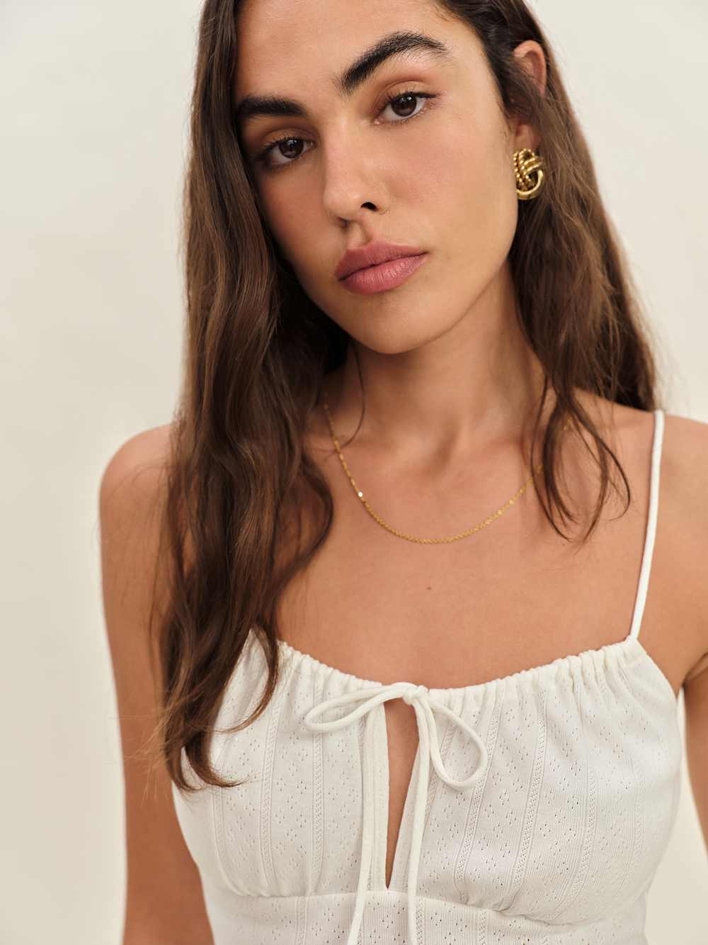 Reformation Marissa Knit Tank - Gossamer