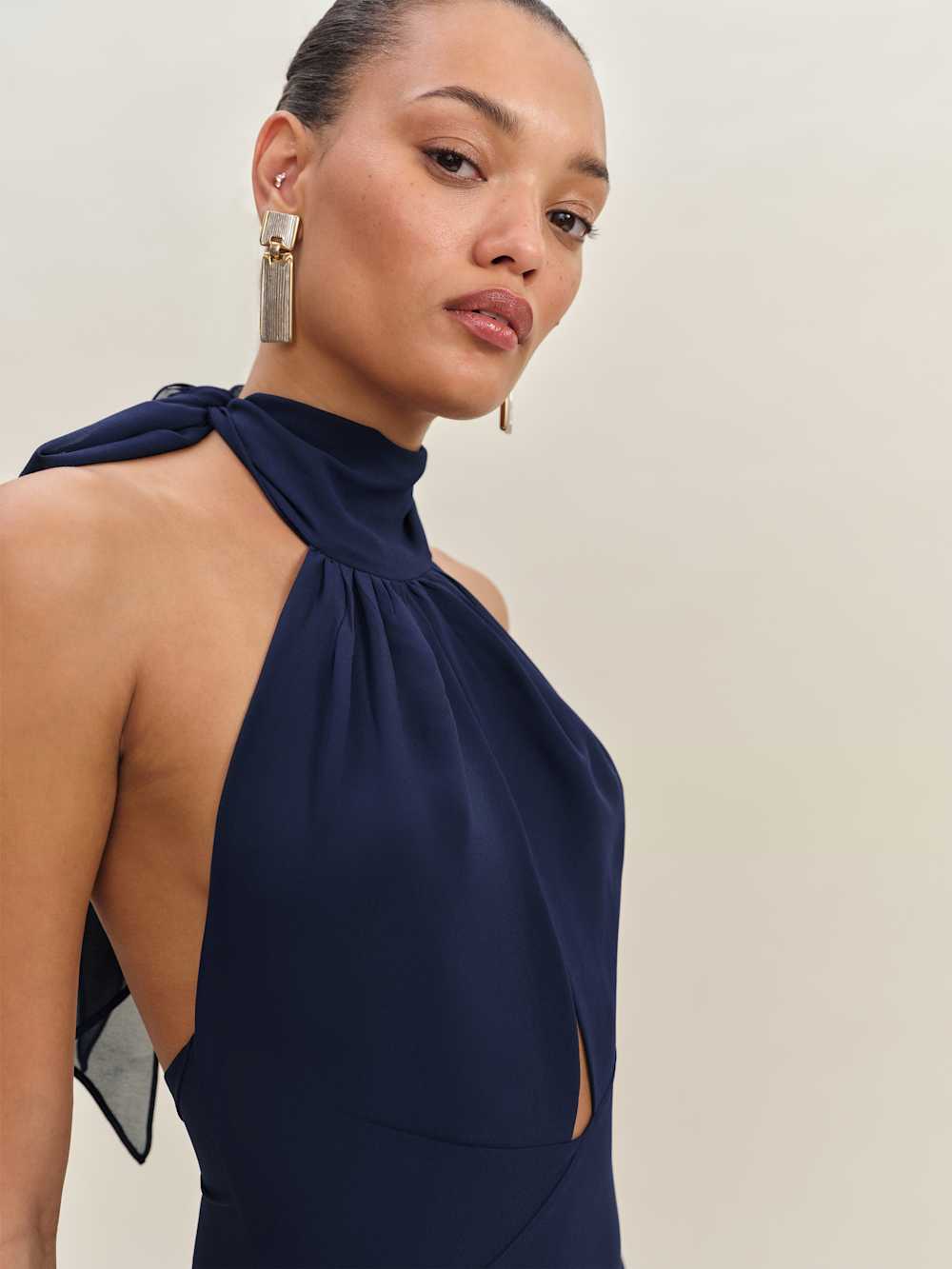 Reformation Mela Dress - Midnight