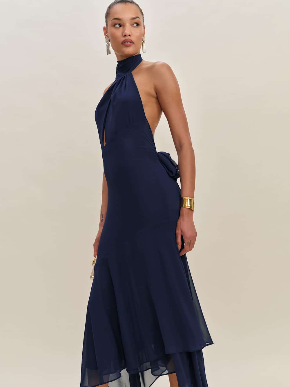 Reformation Mela Dress - Midnight