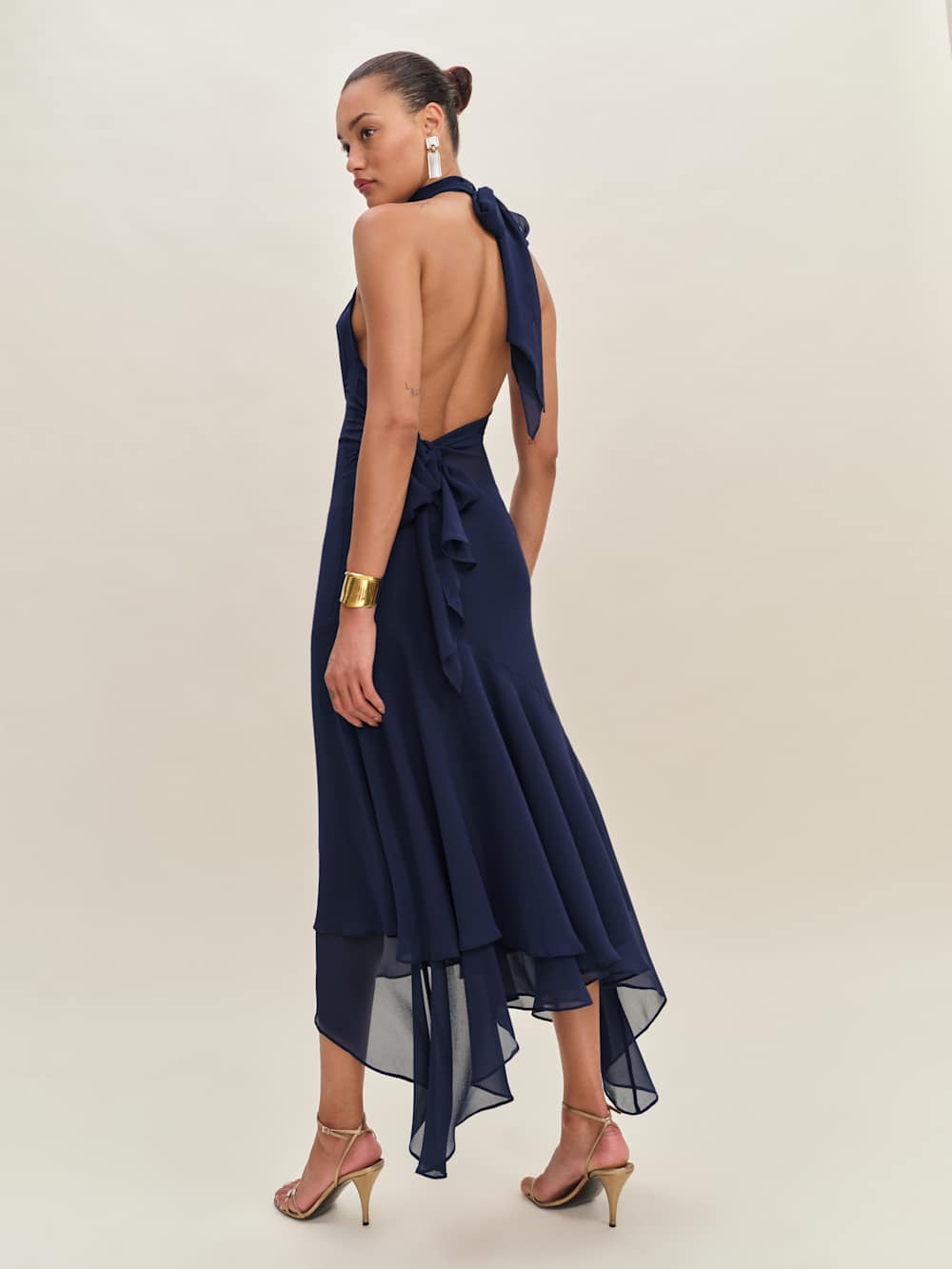 Reformation Mela Dress - Midnight