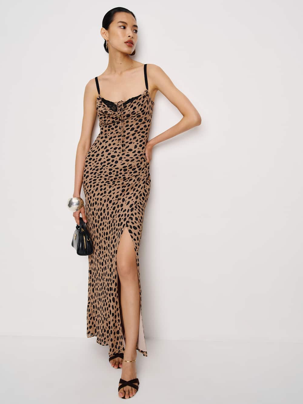Reformation Winona Dress - Bobcat