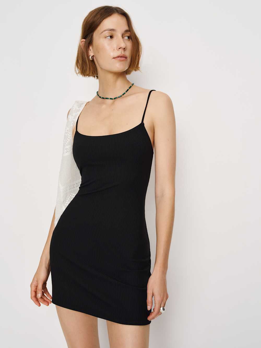 Reformation Artis Knit Dress - Black