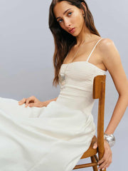 Reformation Nellie Knit Dress - Fior Di Latte